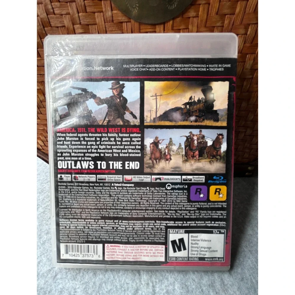Red Dead Redemption Sony PlayStation 3 PS3 Rockstar Games CIB Complete - Tested